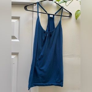 Be Present Navy Tank Top